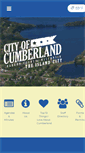 Mobile Screenshot of cityofcumberland.net